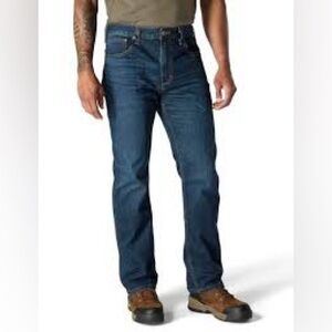Carhartt Men's Dark Blue Straight Jeans